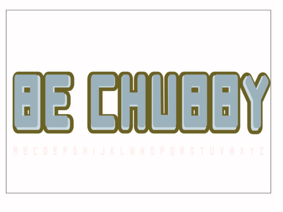 Bechubby: A Friendly Display Font for Modern Editorial Design