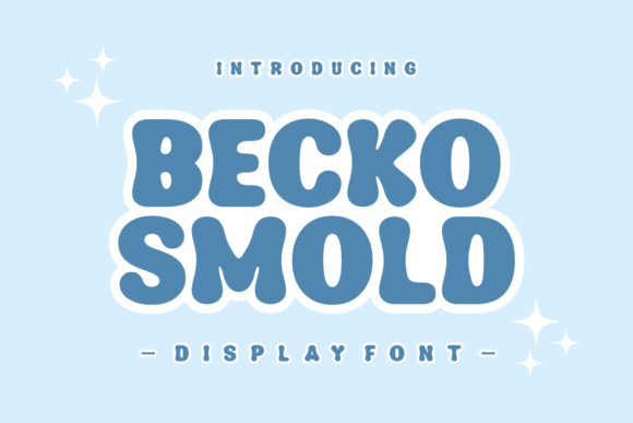Becko Smold: A Playful Display Font for Modern Editorial Design