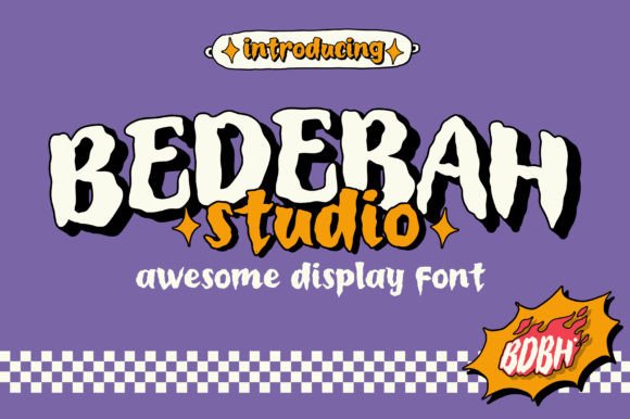 Bedebah Display Font for Bold Digital Branding