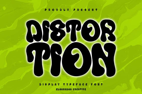 Distortion: A Joyful Display Font for Editorial Design