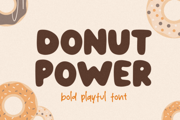 Donut Power: The Friendly Display Font for Engaging Web Design