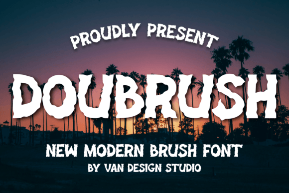 Doubrush: The Quirky Display Font for Distinctive Brand Identity