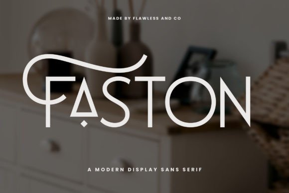 Faston Display Font Review for Modern Brand Identity