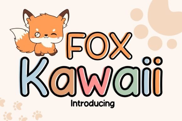 Fox Kawaii Display Font Review for Crafters and Makers