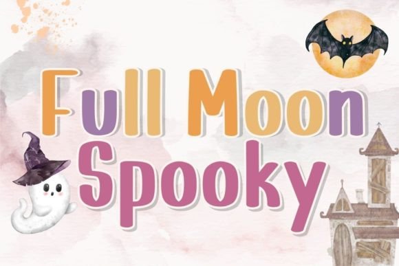 Full Moon Spooky Typeface for Engaging Digital Branding