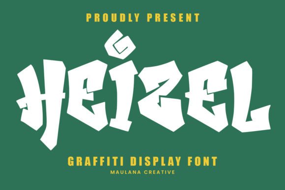 Heizel Graffiti: A Bold Display Font for Editorial Projects