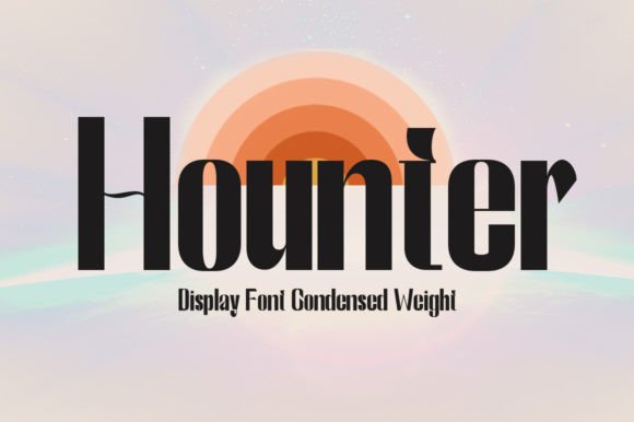 Hounter Display Font for Whimsical Craft and Brand Design