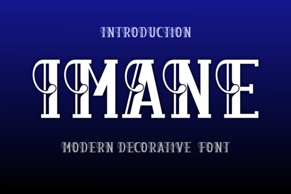 Imane: The Whimsical Display Font for Playful Brand Identity