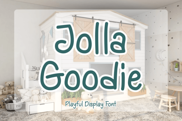 Jolla Goodie: A Friendly Display Font for Handmade Product Branding