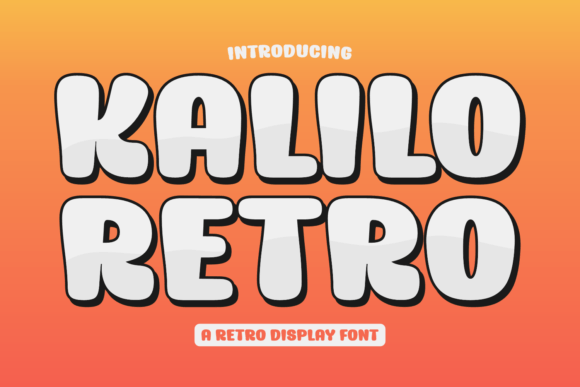 Kalilo Retro Typeface: Vintage Charm for Handmade Products