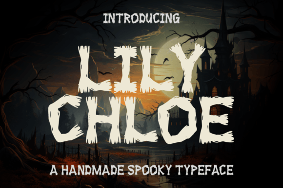 Lily Chloe Display Font for Spooky Digital Campaigns