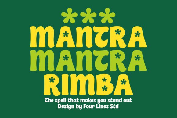 Mantra Rimba: A Nature-Inspired Display Font for Authentic Branding