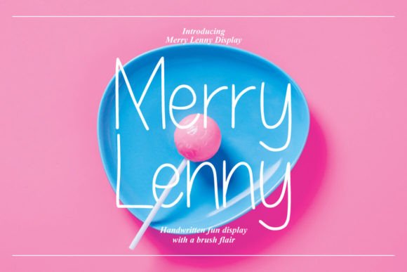 Merry Lenny: The Vintage Retro Display Font for Nostalgic Branding
