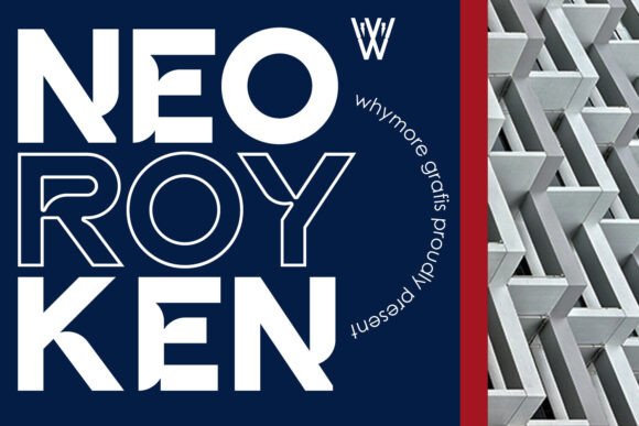 Neo Royken Display Font Review for Brand Identity
