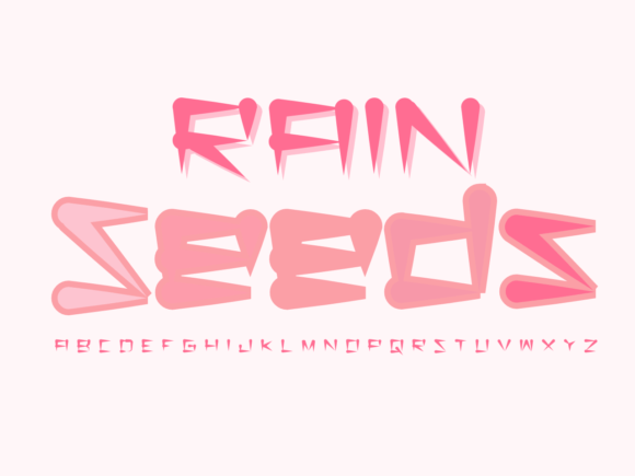 Rainseeds: The Joyful Display Font for Campaign Headlines