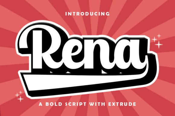 Rena Script: Elevate Your Brand Identity with Retro Hand Lettering
