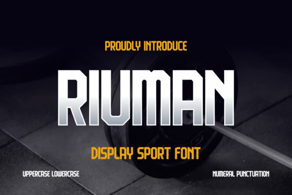 Riuman Display Font for Handmade Product Branding