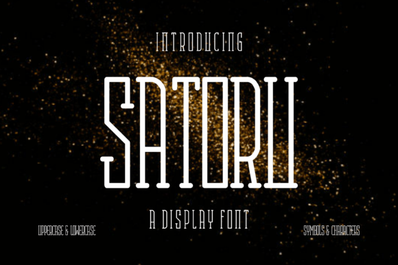Satoru: A Friendly Display Font for Editorial Design
