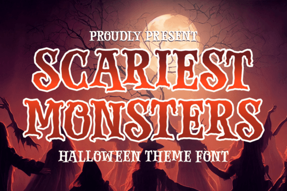Scariest Monsters Typeface: Quirky Display Fonts for High-Impact Campaigns