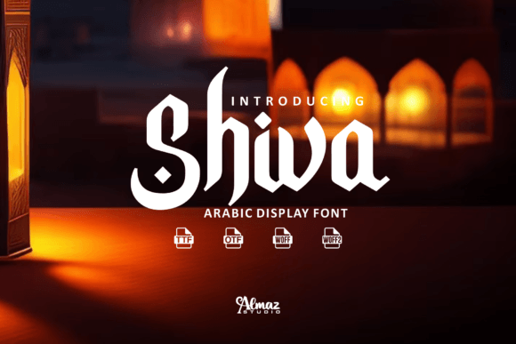 Shiva Typeface for Arabic Brand Identity and Display Design