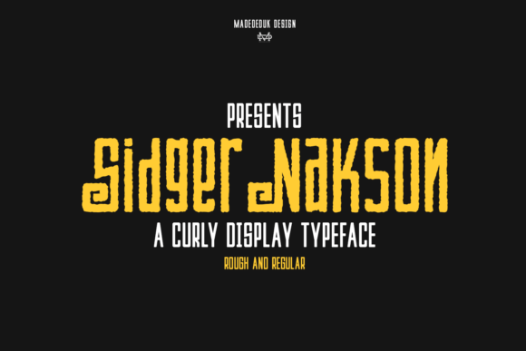 Sidger Nakson Display Font for Modern Brand Identity