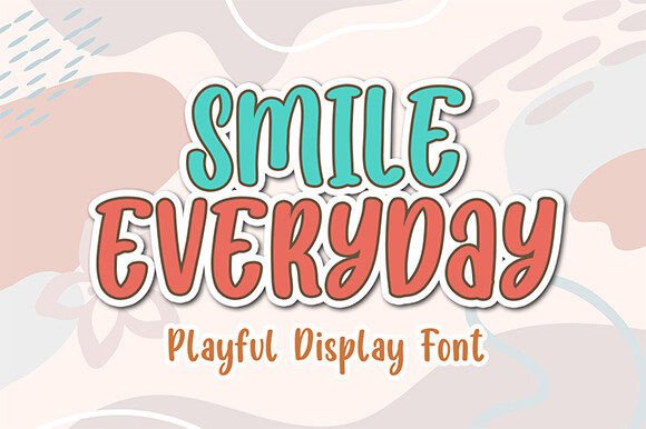 Smile Everyday: The Playful Display Font for Engaging Digital Campaigns