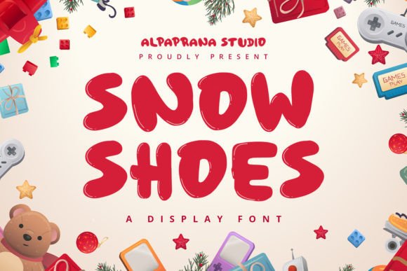 Snowshoes: A Playful Display Font for Joyful Brand Identity