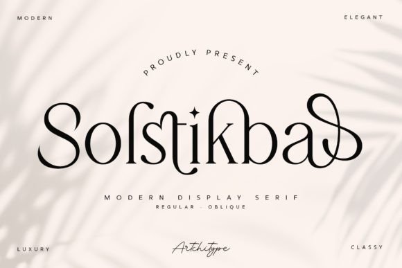 Solstikba Display Font Review: A Classy Serif for Modern Branding