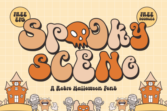Spooky Scene Typeface: A Groovy Halloween Display Font