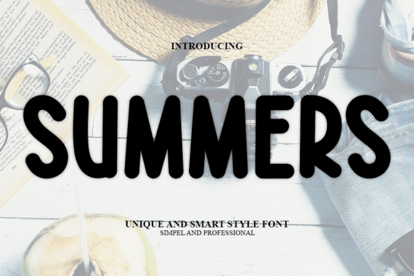 Summers: The Modern Display Typeface for Handmade Branding