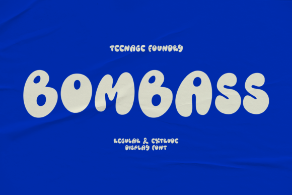 Tf Bombass: The Groovy Display Font for Retro Digital Branding