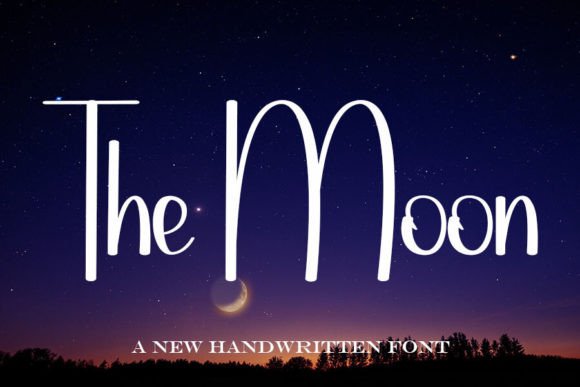 The Moon Handwritten Font Review for Elegant Campaign Design