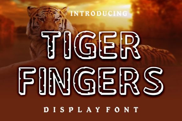 Tiger Fingers Display Font Review for Brand Identity