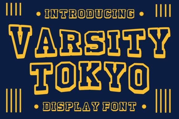 Varsity Tokyo: The Bold Display Typeface for High-Impact Digital Branding