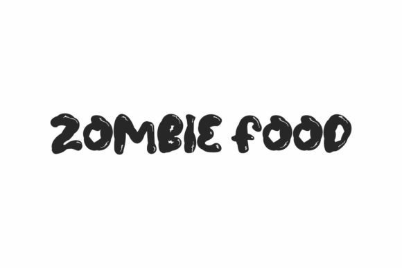 Zombie Food Font Review: A Unique Display Typeface
